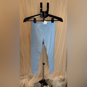 Thereabouts Girls Blue Glitter Leggings Size M 10/12 JCPenney NWT
